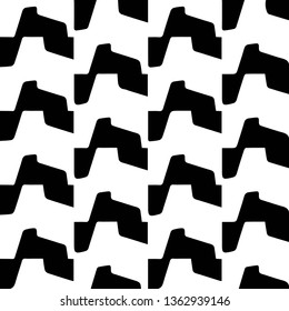 Halftone monochrome texture background. Abstract vintage black and white vector illustration Texture