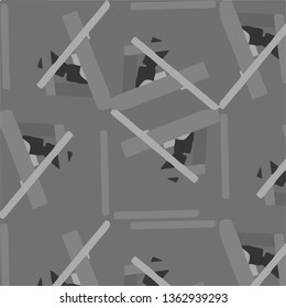 Halftone monochrome texture background. Abstract vintage black and white vector illustration Texture