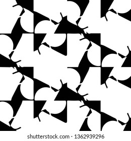 Halftone monochrome texture background. Abstract vintage black and white vector illustration Texture