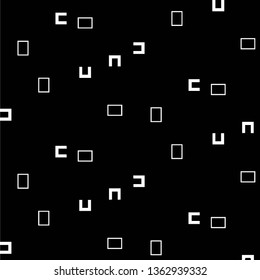 Halftone monochrome texture background. Abstract vintage black and white vector illustration Texture