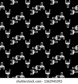 Halftone monochrome texture background. Abstract vintage black and white vector illustration Texture