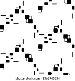 Halftone monochrome texture background. Abstract vintage black and white vector illustration Texture