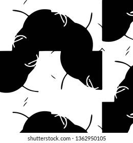 Halftone monochrome texture background. Abstract vintage black and white vector illustration Texture