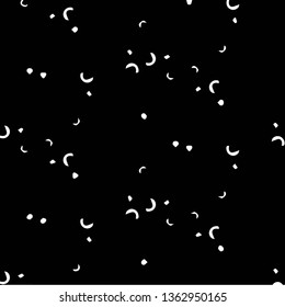 Halftone monochrome texture background. Abstract vintage black and white vector illustration Texture