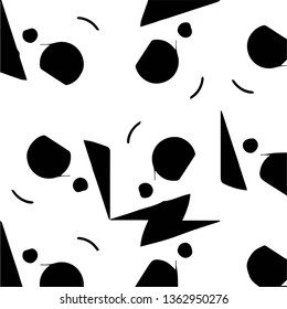Halftone monochrome texture background. Abstract vintage black and white vector illustration Texture