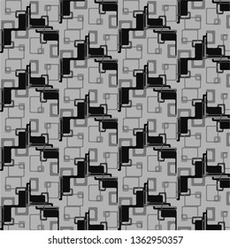 Halftone monochrome texture background. Abstract vintage black and white vector illustration Texture