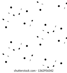 Halftone monochrome texture background. Abstract vintage black and white vector illustration Texture