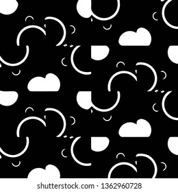 Halftone monochrome texture background. Abstract vintage black and white vector illustration Texture