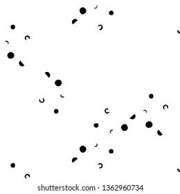 Halftone monochrome texture background. Abstract vintage black and white vector illustration Texture