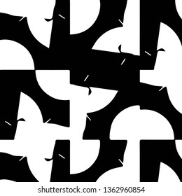 Halftone monochrome texture background. Abstract vintage black and white vector illustration Texture