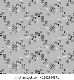 Halftone monochrome texture background. Abstract vintage black and white vector illustration Texture