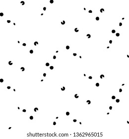 Halftone monochrome texture background. Abstract vintage black and white vector illustration Texture