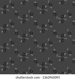 Halftone monochrome texture background. Abstract vintage black and white vector illustration Texture