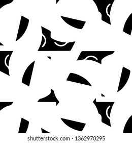 Halftone monochrome texture background. Abstract vintage black and white vector illustration Texture
