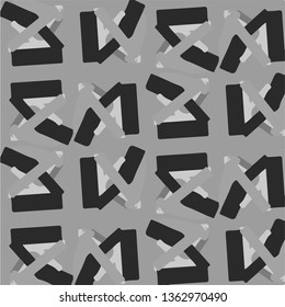 Halftone monochrome texture background. Abstract vintage black and white vector illustration Texture