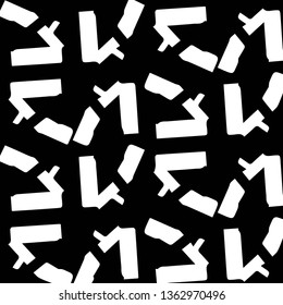Halftone monochrome texture background. Abstract vintage black and white vector illustration Texture