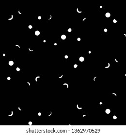 Halftone monochrome texture background. Abstract vintage black and white vector illustration Texture