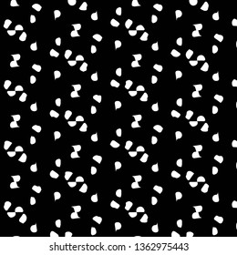 Halftone monochrome texture background. Abstract vintage black and white vector illustration Texture