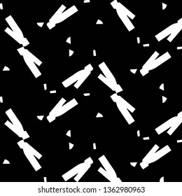 Halftone monochrome texture background. Abstract vintage black and white vector illustration Texture