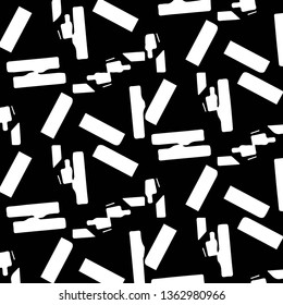 Halftone monochrome texture background. Abstract vintage black and white vector illustration Texture