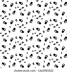 Halftone monochrome texture background. Abstract vintage black and white vector illustration Texture