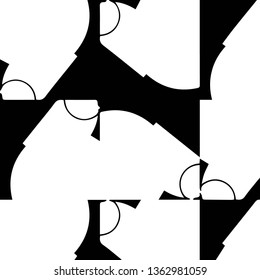 Halftone monochrome texture background. Abstract vintage black and white vector illustration Texture