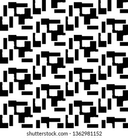Halftone monochrome texture background. Abstract vintage black and white vector illustration Texture
