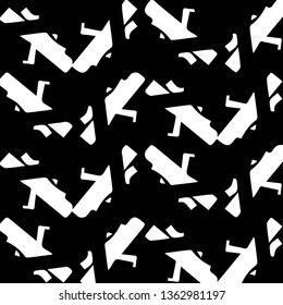 Halftone monochrome texture background. Abstract vintage black and white vector illustration Texture