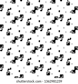Halftone monochrome texture background. Abstract vintage black and white vector illustration Texture