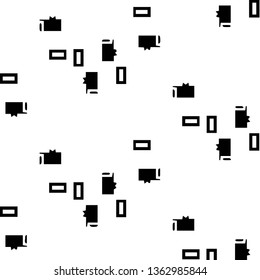Halftone monochrome texture background. Abstract vintage black and white vector illustration Texture