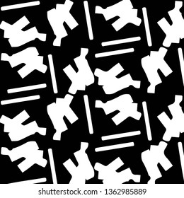Halftone monochrome texture background. Abstract vintage black and white vector illustration Texture