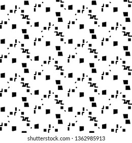 Halftone monochrome texture background. Abstract vintage black and white vector illustration Texture