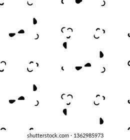 Halftone monochrome texture background. Abstract vintage black and white vector illustration Texture