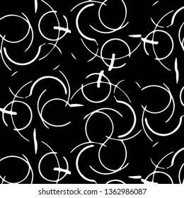 Halftone monochrome texture background. Abstract vintage black and white vector illustration Texture