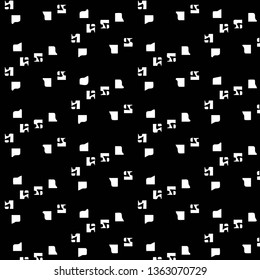 Halftone monochrome texture background. Abstract vintage black and white vector illustration Texture