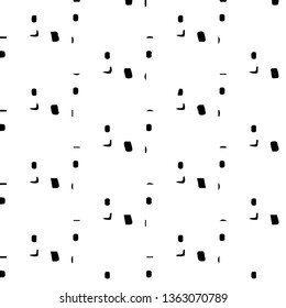 Halftone monochrome texture background. Abstract vintage black and white vector illustration Texture