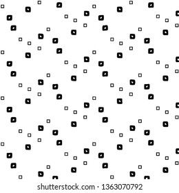 Halftone monochrome texture background. Abstract vintage black and white vector illustration Texture