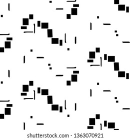 Halftone monochrome texture background. Abstract vintage black and white vector illustration Texture