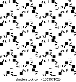Halftone monochrome texture background. Abstract vintage black and white vector illustration Texture