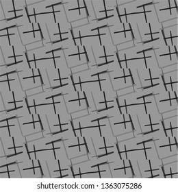 Halftone monochrome texture background. Abstract vintage black and white vector illustration Texture