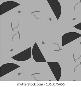 Halftone monochrome texture background. Abstract vintage black and white vector illustration Texture