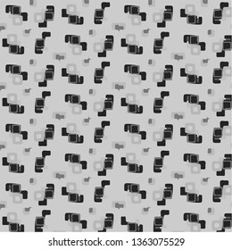 Halftone monochrome texture background. Abstract vintage black and white vector illustration Texture