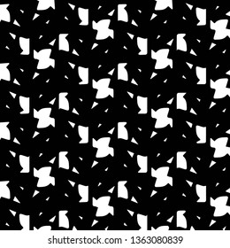 Halftone monochrome texture background. Abstract vintage black and white vector illustration Texture