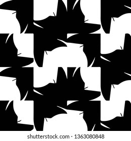 Halftone monochrome texture background. Abstract vintage black and white vector illustration Texture