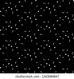 Halftone monochrome texture background. Abstract vintage black and white vector illustration Texture