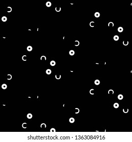 Halftone monochrome texture background. Abstract vintage black and white vector illustration Texture