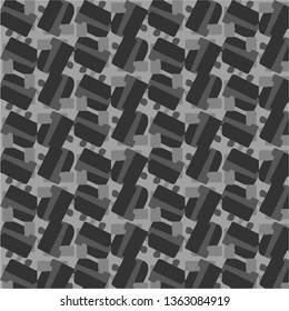 Halftone monochrome texture background. Abstract vintage black and white vector illustration Texture