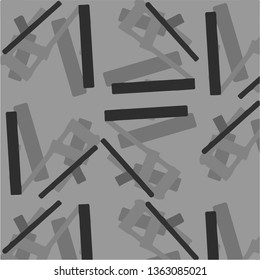 Halftone monochrome texture background. Abstract vintage black and white vector illustration Texture