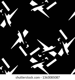 Halftone monochrome texture background. Abstract vintage black and white vector illustration Texture
