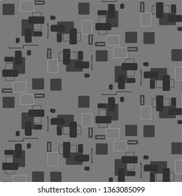 Halftone monochrome texture background. Abstract vintage black and white vector illustration Texture